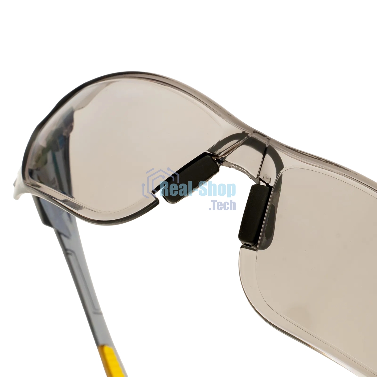 Очки защитные Denzel открытые, поликарбонатные, дымчатая линза