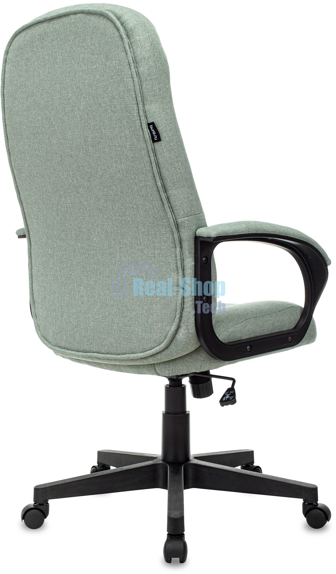 Кресло руководителя Бюрократ T-898AXSN зеленый 38-407, крестовина пластик