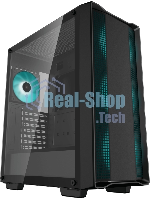 Компьютерный корпус MidiTower Deepcool CC560 A-RGB черный (ATX, без БП, ARGB, USB3.2 Type-A+USB 2.0 Type-A) (R-CC560-BKTAA4-G-2)