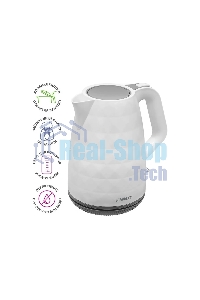 Чайник электрический Scarlett SC-EK18P49 1.7л. 2200Вт белый/серый (корпус: пластик)