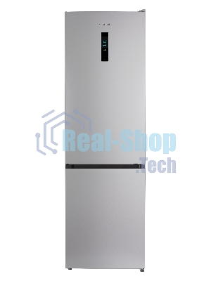 Холодильник Nordfrost RFC 390D NFS серебристый двухкамерный 240/95л морозилка снизу