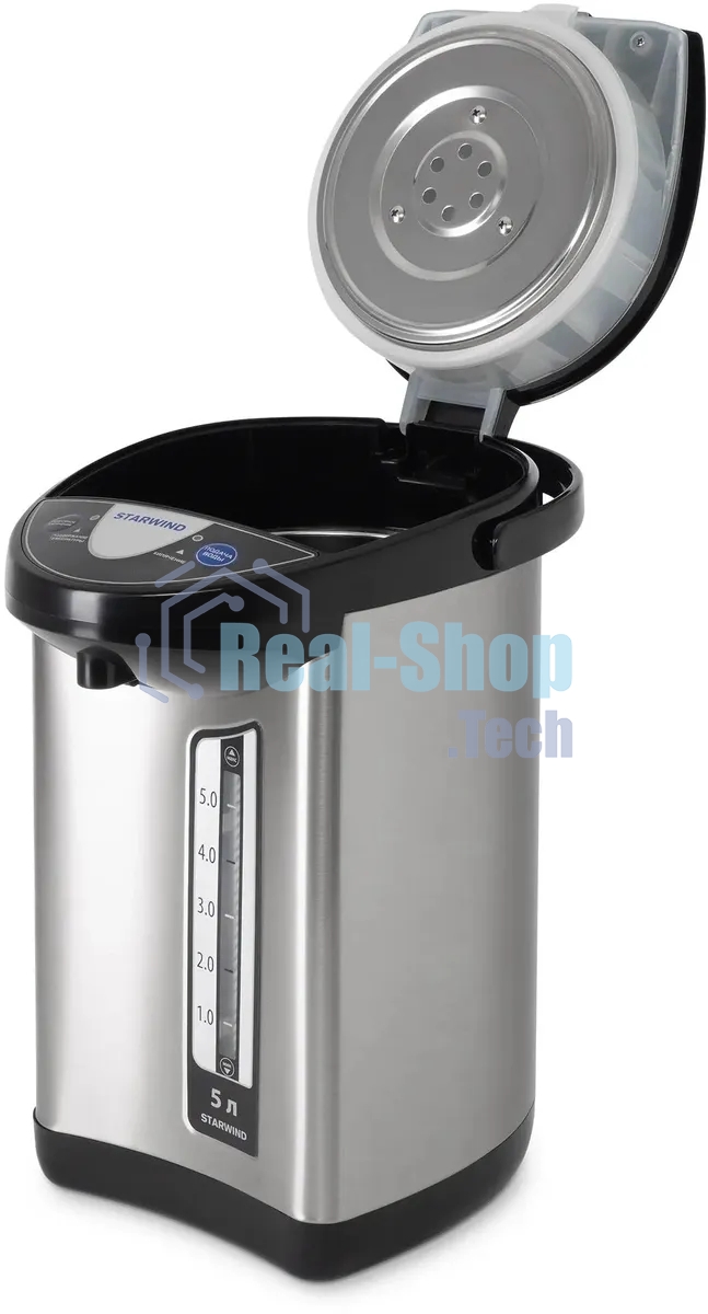 Термопот Starwind STP5741 5л. 800Вт серебристый/черный