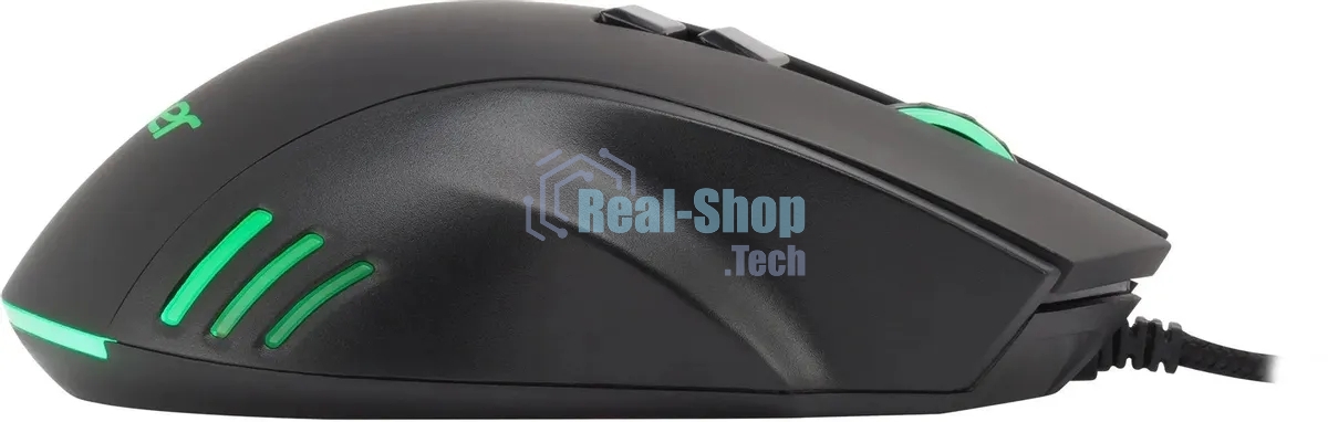 Мышь проводная Acer OMW150 черный, 4800 dpi, USB, кнопки - 8