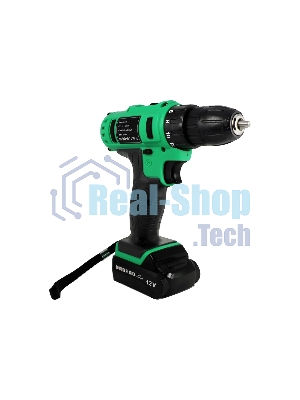 Дрель-шуруповерт Zitrek Greenpower 12-Li 063-4074, 12 В, 1,5 Ач, 32 Нм, щеточный