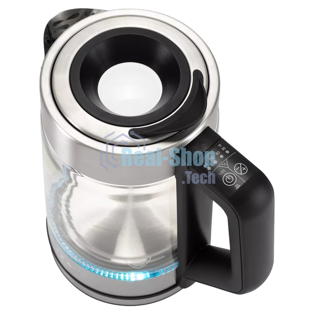 Чайник электрический Polaris PWK-1725-СGLD серебристый матовый, 1.7 л, 2200 Вт