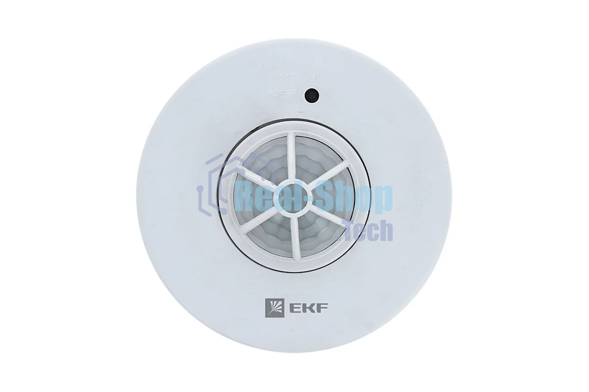 Датчик движения EKF MS-28A PROxima (dd-ms-28A) ИК потолочный 1200 Вт 360 гр. до 8 м IP20