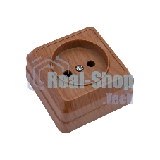 Розетка 1-м ОП Октава 10А IP20 без заземл. дуб ИЭК ERO10-K04-10-DC