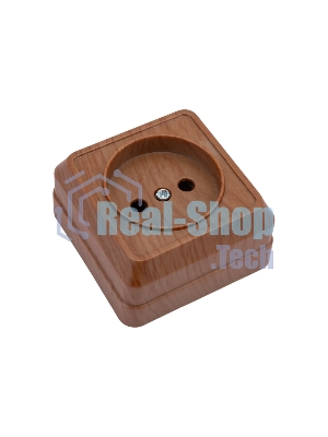 Розетка 1-м ОП Октава 10А IP20 без заземл. дуб ИЭК ERO10-K04-10-DC