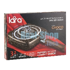 Сковорода-гриль Lara LR02-221 30 см, с крышкой, антипригарное покрытие