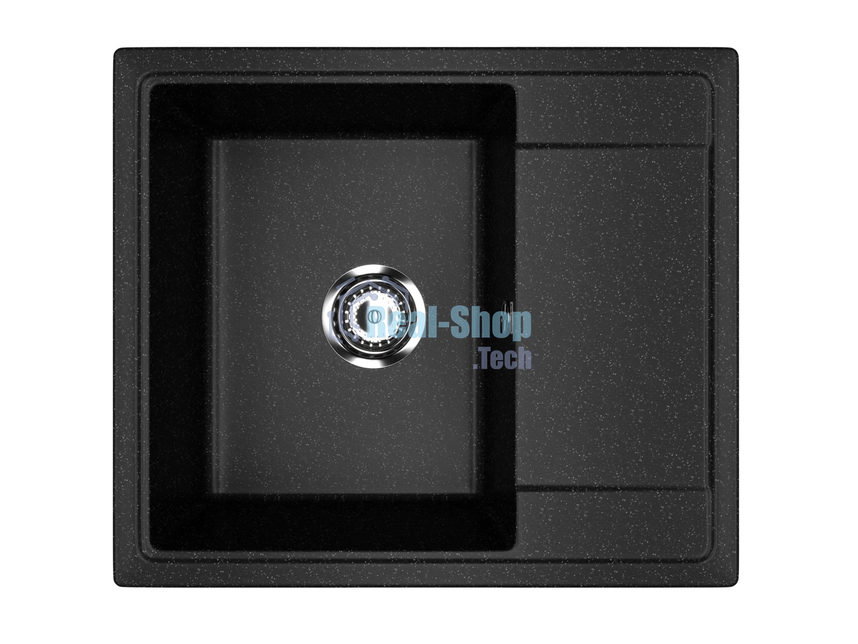 Мойка кухонная PRACTIK PR-M 575-004 черный оникс
