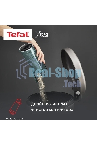 Вертикальный пылесос Tefal X-Force Flex TY9L42WO 150Вт серый/зеленый