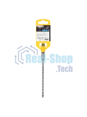 Бур по бетону Denzel цельная крестовая пластина, 6x165 мм, SDS PLUS