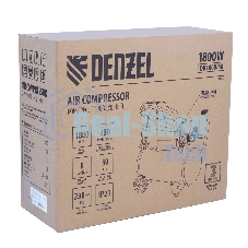 Компрессор воздушный Denzel DK1800/50,Х-PRO (58068) 1,8 кВт, 280л/мин, 50л