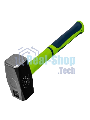 Кувалда Сибртех 1500 г, фибергласовая обрезиненная рукоятка