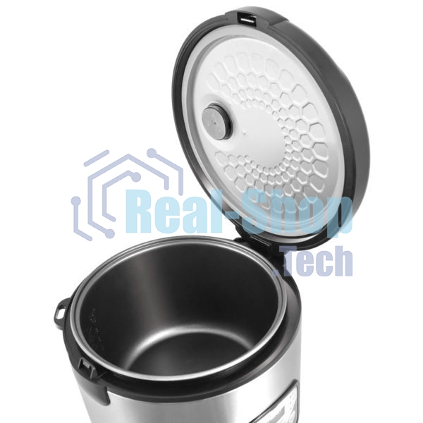 Мультиварка Centek CT-1490 (сталь)скороварка,1000Вт; 5.0л, 8 программ, ненагр крышка, а/п покр(4)