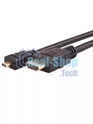 Кабель VCOM/TELECOM HDMI-19M -- MicroHDMI-19M ver 2.0+3D/Ethernet,1m Telecom TCG206-1M