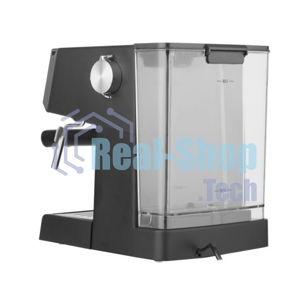 Кофеварка рожковая Centek CT-1167 черный/серебристый, исп. кофе - молотый, 1.6 л, 850 Вт, 20 бар