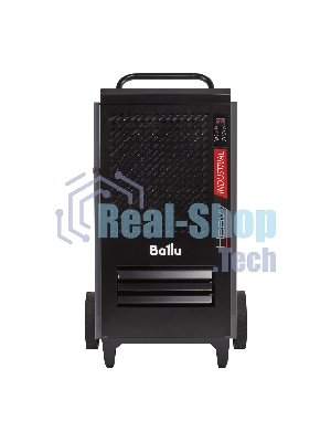 Осушитель воздуха Ballu BDI-80L чёрный, 80 л/сутки, 10 л, гигростат, очистка воздуха