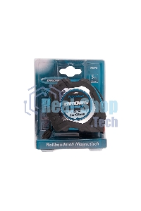 Рулетка Gross 32572 Magnetisch, 5 м х 25 мм обрезиненный корпус, автоматическая фиксация