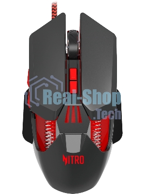 Мышь проводная Acer Nitro OMW302 черный, 7200 dpi, USB, кнопки - 7