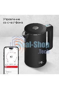 Чайник электрический Redmond SkyKettle KM231S 1.7 л, 2200 Вт, черный