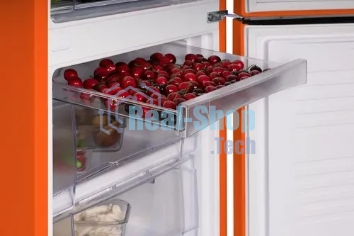 Холодильник Nordfrost NRB 164NF OR оранжевый двухкамерный 238/105 л морозилка снизу