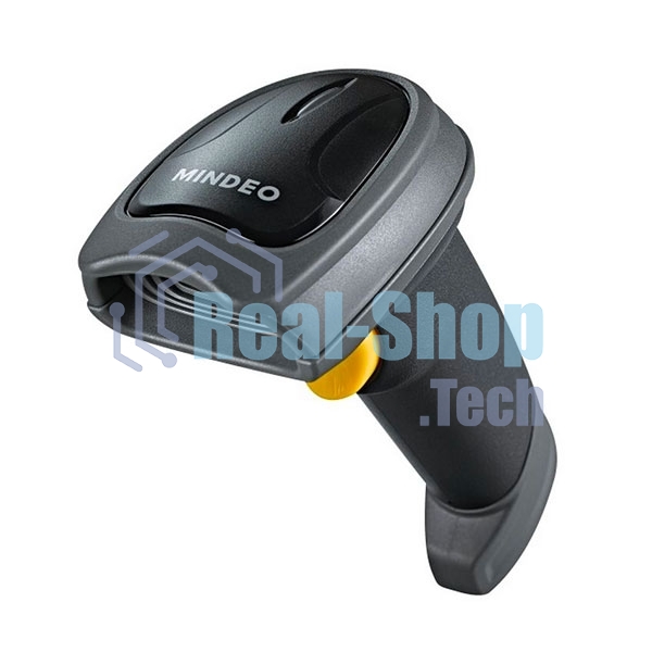 Сканер штрих-кода ручной Mindeo MD6600AT-SR 2D имидж, проводной, 100 скан/сек, USB с автосенсорной подставкой, черный