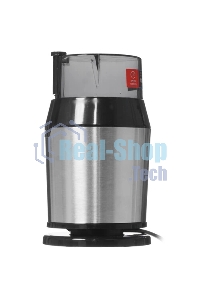 Кофемолка Centek CT-1362 (сталь) 200Вт, 60гр, стальн стакан, стальн чаша, прозрачная крышка