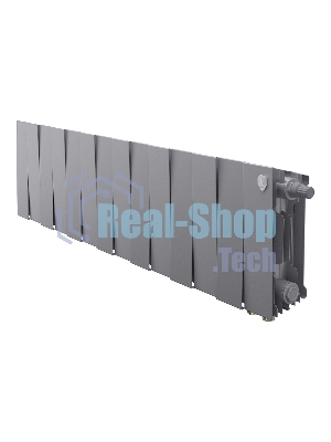 Радиатор биметаллический Royal Thermo PianoForte 200 серебристый VR80- 14 секц.