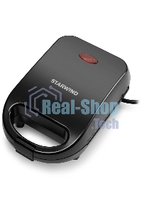 Сэндвичница Starwind SSW2142 600Вт черный/черный