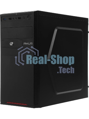 Компьютер Amur Нарвал B7I21 MT i3 12100 (3.3) 16Gb SSD 256Gb UHDG 730 FreeDOS GbitEth 400W мышь клавиатура черный (RUS) (2147002)