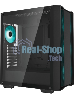 Компьютерный корпус MidiTower Deepcool CC560 A-RGB черный (ATX, без БП, ARGB, USB3.2 Type-A+USB 2.0 Type-A) (R-CC560-BKTAA4-G-2)