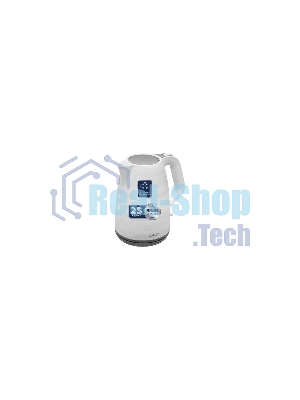 Чайник электрический Scarlett SC-EK18P49 1.7 л, 2200 Вт, белый/серый (корпус: пластик)