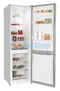 Холодильник Nordfrost RFC 390D NFS серебристый двухкамерный 240/95л морозилка снизу