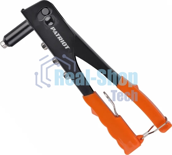 Заклепочник PATRIOT RP 240, неповоротный, набор заклепок (по 15шт х 2,4-3,2-4,0-4,8 мм)