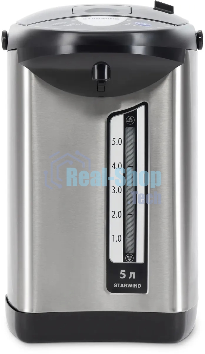 Термопот Starwind STP5741 5л. 800Вт серебристый/черный