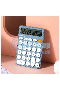 Калькулятор настольный Deli EM124BLUE синий 12-разр.