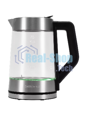 Чайник электрический Polaris PWK-1725-СGLD серебристый матовый, 1.7 л, 2200 Вт