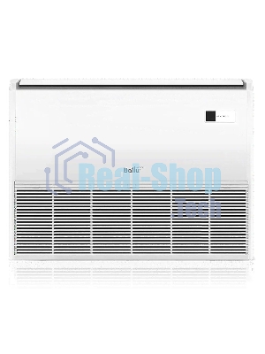 Внутренний блок напольно-потолочной сплит-системы Ballu BLC_CF/in-18HN1_21Y 18000 BTU, 55 м², 32 дБ, охлаждение, обогрев, осушение, белый