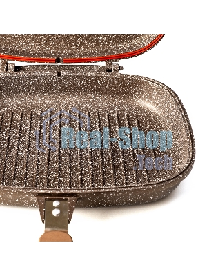 Сковорода-гриль Lara LR02-221 30 см, с крышкой, антипригарное покрытие