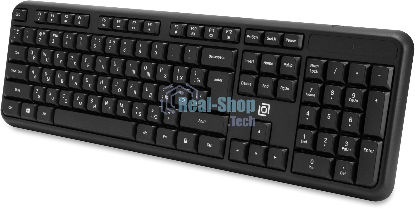 Клавиатура беспроводная Oklick K888W черный USB Multimedia (2066181)