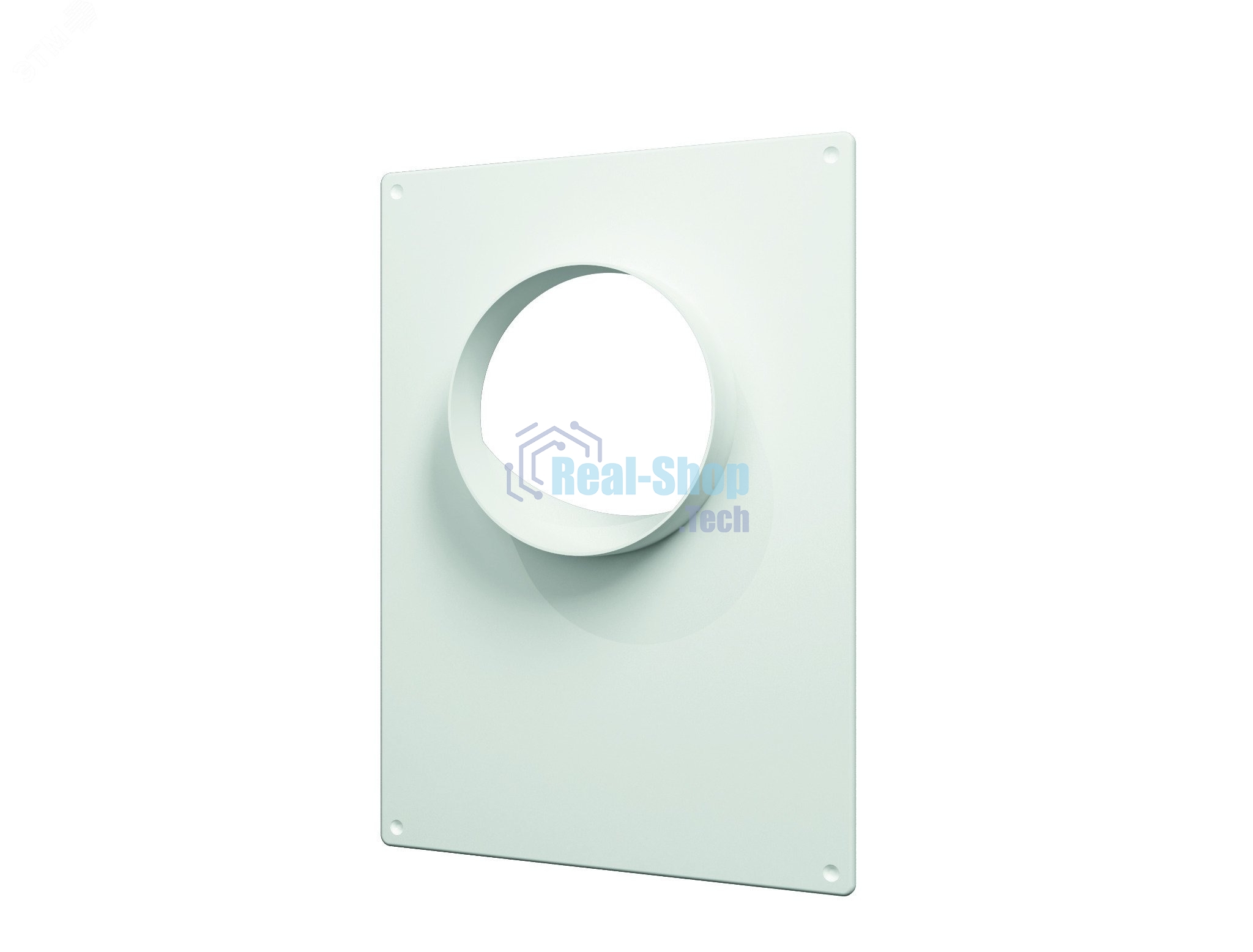 Площадка торцевая пластиковая ERA 180х250 фланец D130 130ПТП