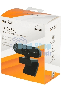 Веб-камера A4Tech PK-935HL черный 2Mpix (1920x1080) USB2.0 с микрофоном