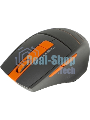 Мышь беспроводная A4Tech Fstyler FG30S серый/оранжевый, 2000 dpi, радиоканал, USB, кнопки - 6