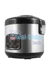 Мультиварка Centek CT-1490 (сталь)скороварка,1000Вт; 5.0л, 8 программ, ненагр крышка, а/п покр(4)