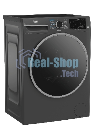Стирально-сушильная машина Beko B3DFR57H22A антрацит, загрузка фронтальная 7.5кг, 1200 об/мин., класс: B