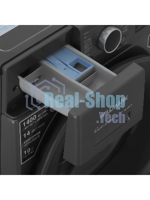 Стиральная машина Willmark WMF-1015LG графит, загрузка фронтальная 10кг, 1400 об/мин., класс: A+++