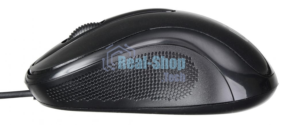 Мышь проводная Oklick 385M черный, 1000 dpi, USB, кнопки - 3