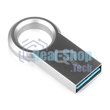 Флешка USB QUMO 64Gb Ring USB 3.0 цвет корпуса металлик(QM64GUD3-Ring)