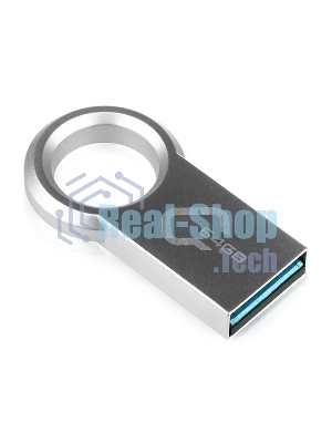 Флешка USB QUMO 64Gb Ring USB 3.0 цвет корпуса металлик(QM64GUD3-Ring)